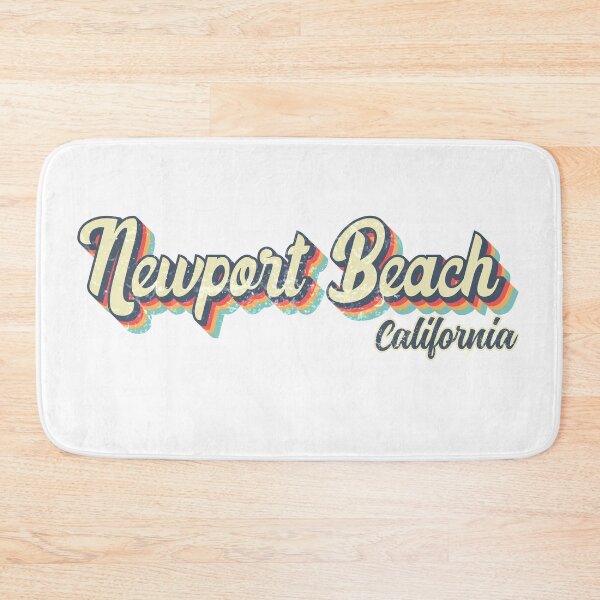 Item preview, Newport Beach City California Retro Vintage 70s rainbow designed and sold by Teelogic.