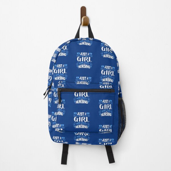 Item preview, Just a Girl who Loves Nursing designed and sold by CreativeBel.