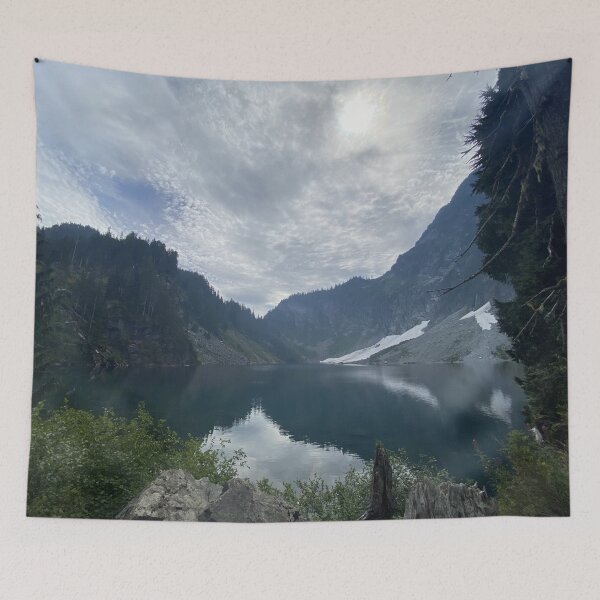 Item preview, [Landscape] Lake surrounded by mountains designed and sold by VinBasis.