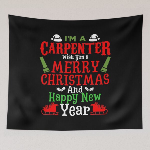 Item preview, I'm a Carpenter Wish you a Merry Christmas And Happy New Year designed and sold by Merchking1.