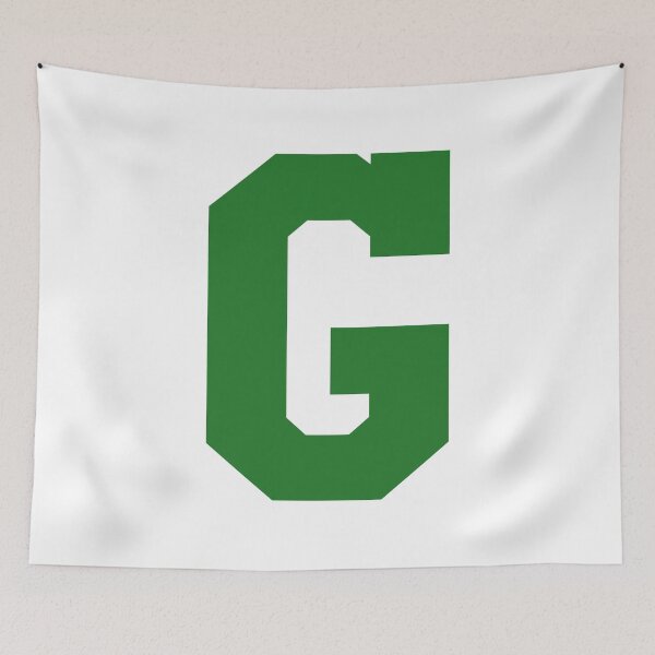 Item preview, Alphabet, Green G, Sports letter G designed and sold by TheCultStuff.