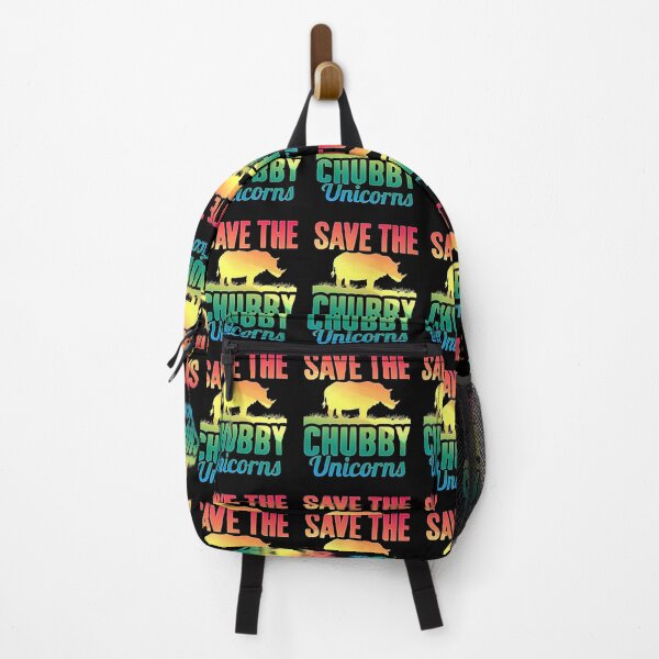 Item preview, Save The Chubby Unicorns, Rainbow Unicorn, Rhinoceros Art designed and sold by Merchking1.