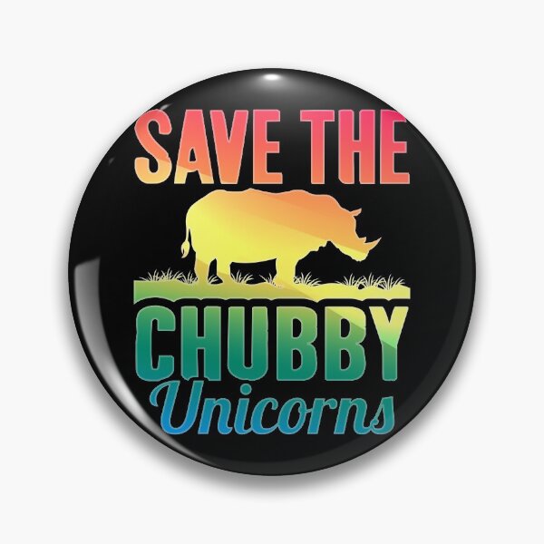 Item preview, Save The Chubby Unicorns, Rainbow Unicorn, Rhinoceros Art  designed and sold by Merchking1.