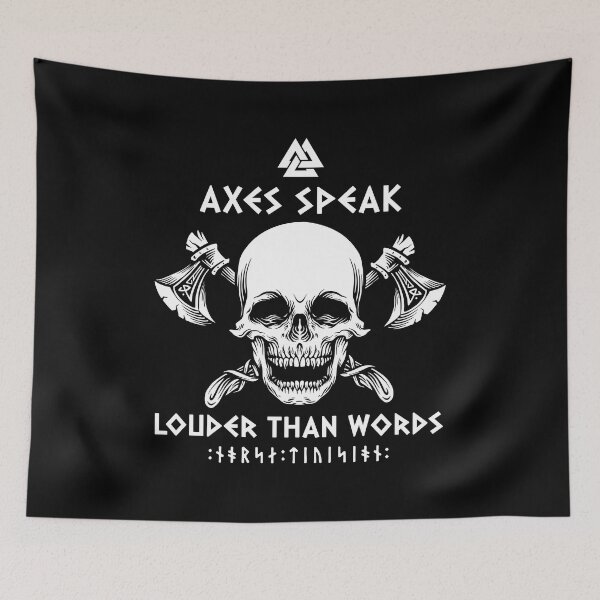 Item preview, Axes Speak Louder Than Words designed and sold by TheCustom.