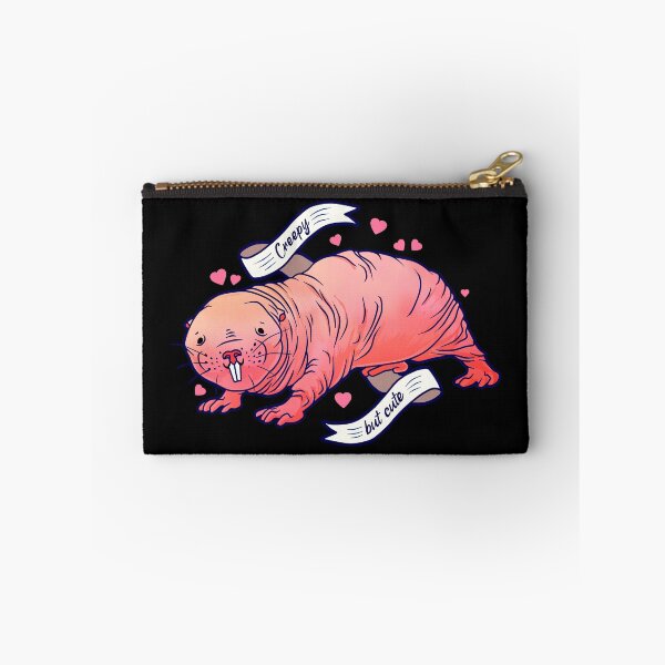 Item preview, Cute But Creepy Funny Naked Mole Rat designed and sold by Ryuvhiel.