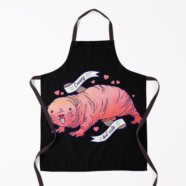 Item preview, Cute But Creepy Funny Naked Mole Rat designed and sold by Ryuvhiel.