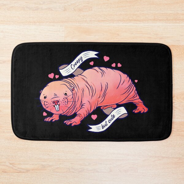 Item preview, Cute But Creepy Funny Naked Mole Rat designed and sold by Ryuvhiel.