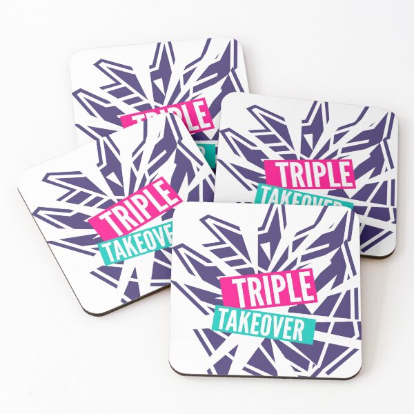Item preview, Triple Takeover smashed logo designed and sold by TripleTakeover.
