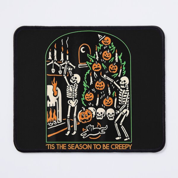Item preview, it's the season to be creepy halloween skeleton dancing designed and sold by anthonybarr1205.