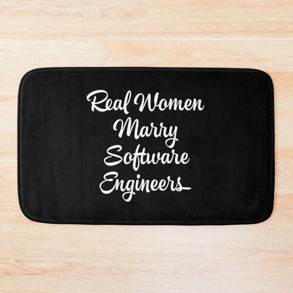 Item preview, Real Women Marry Software Engineers proud wife designed and sold by Merchking1.