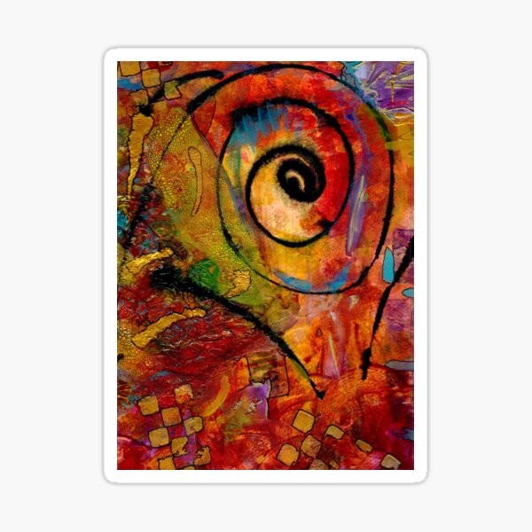 An Artist in Wonderland Sticker