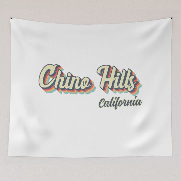 Item preview, Chino Hills City California Retro Vintage 70s rainbow designed and sold by Teelogic.