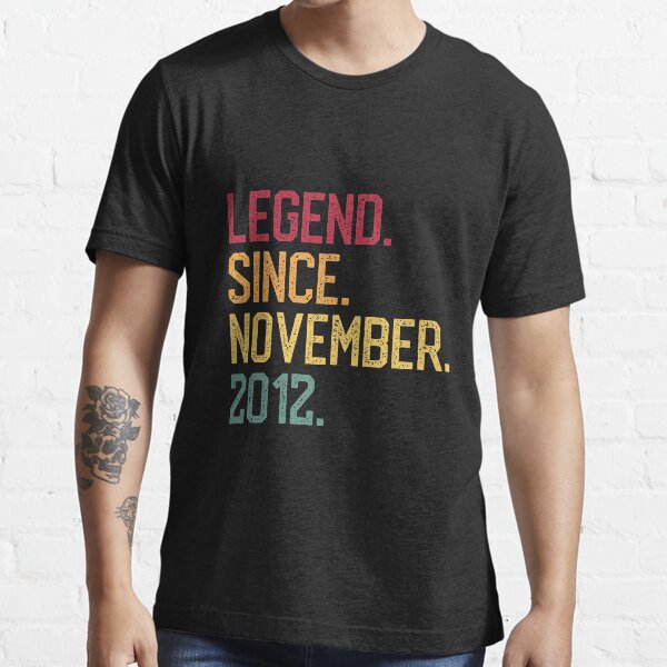 Vintage January 2012 Outfit 8th Birthday Gift 8 Years Old T-Shirt