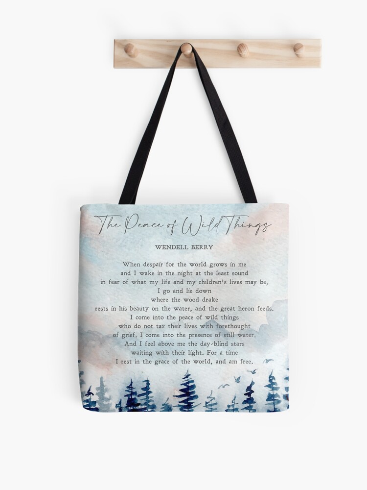 In His Presence, We are Comforted {Tote Bag}
