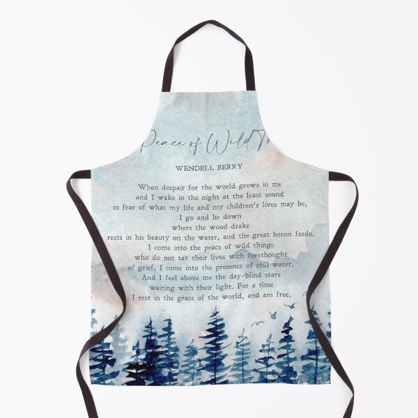 Item preview, The Peace of Wild Things | Wendell Berry | Poem | Hope | Comfort | Inspiration | Wall Art | Watercolor | Quote | Physical Print designed and sold by SmashingInkster.