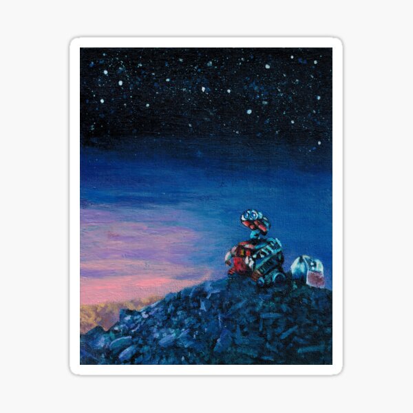 Wall-E repeint Sticker