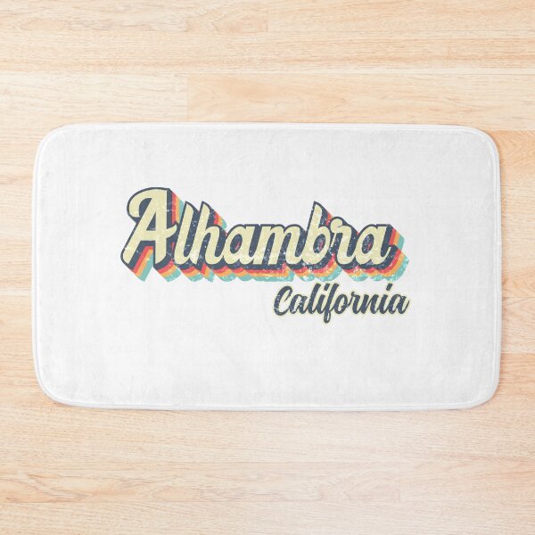 Item preview, Alhambra City California Retro Vintage 70s rainbow designed and sold by Teelogic.