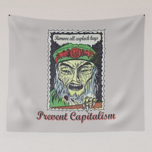 Item preview, Vintage Caplock Anti Capitalism Retro Halloween Chinese Communist Gift  designed and sold by TheAplus.