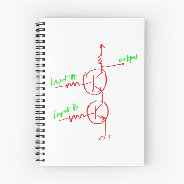Item preview, Transistor NAND gate electronic circuit designed and sold by EngineersArt.