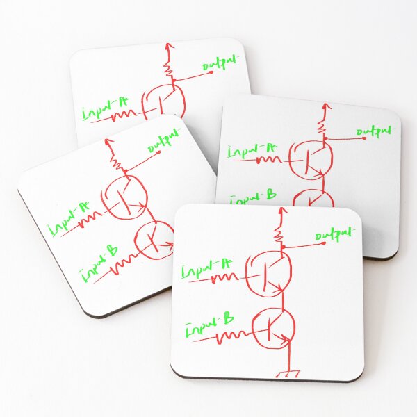 Item preview, Transistor NAND gate electronic circuit designed and sold by EngineersArt.