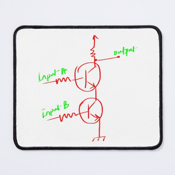 Item preview, Transistor NAND gate electronic circuit designed and sold by EngineersArt.