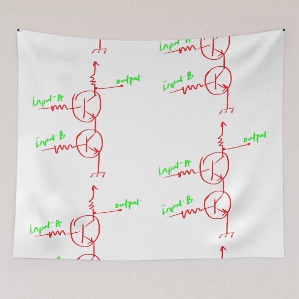 Item preview, Transistor NAND gate electronic circuit designed and sold by EngineersArt.