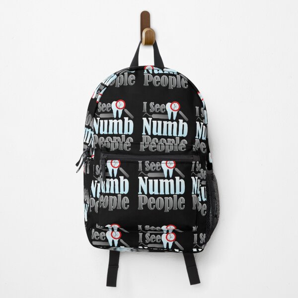 Item preview, I See Numb People Funny Perfect Dental Hygienist Dentist Practitioners designed and sold by Merchking1.