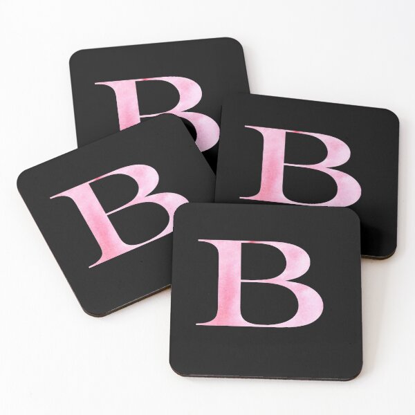 Item preview, Watercolor Monogram Pink Letter B designed and sold by NECHSTORE.