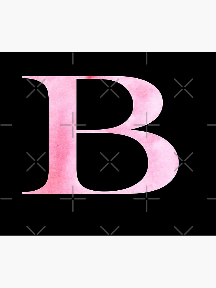 Watercolor Monogram Pink Letter I Sticker for Sale by nocap82