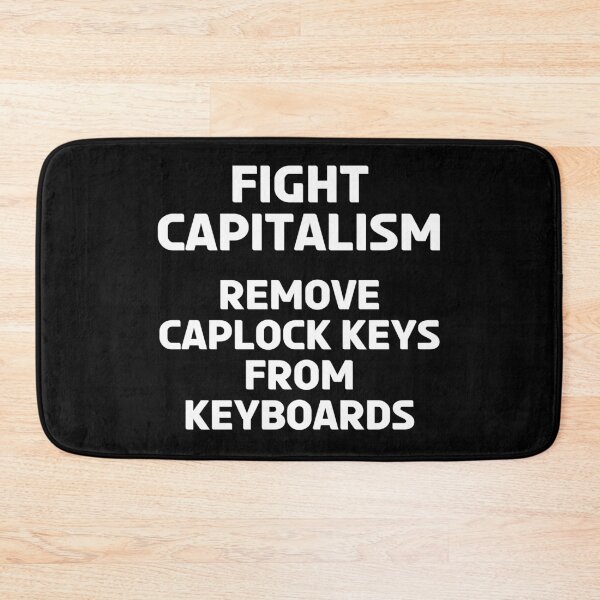 Item preview, Caplock Computer Keyboard Anti Capitalism Chinese Communist Gift  designed and sold by TheAplus.