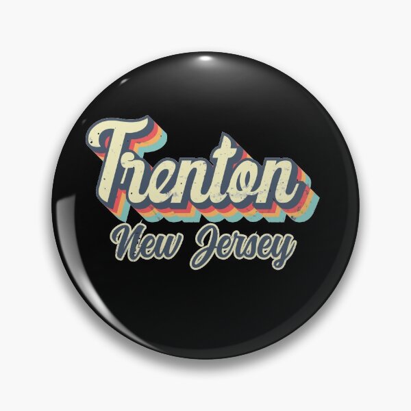 Item preview, Trenton City New Jersey Retro Vintage 70s rainbow designed and sold by Teelogic.