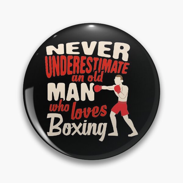 Item preview, Boxing,Never Understimate An Old Man Who Loves Boxing, Grandfather Hobby, Passion Fitness, Gym Sweat designed and sold by Merchking1.