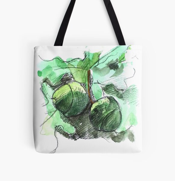 Acorns All Over Print Tote Bag