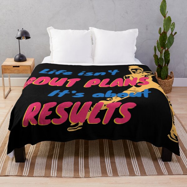 Item preview, Life Isn't About Plans It's About Results-Action Attitude Quotes designed and sold by Red-ElYoubi.