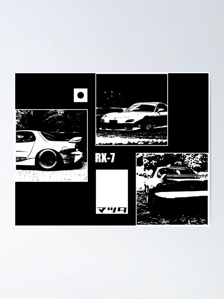 MAZDA RX-7 FD Black 'N White Archive (Black Version)