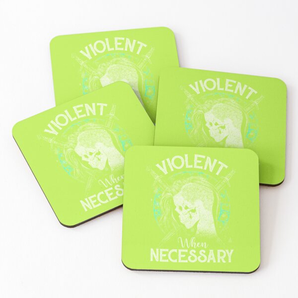 Item preview, Violent When Necessary Viking Funny  designed and sold by FreshThredz.