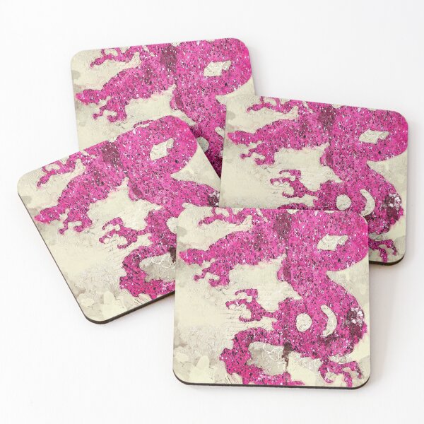 Artikelvorschau, Abstrakter Farbdruck rosa Drache entworfen und verkauft von artdragongift 15.