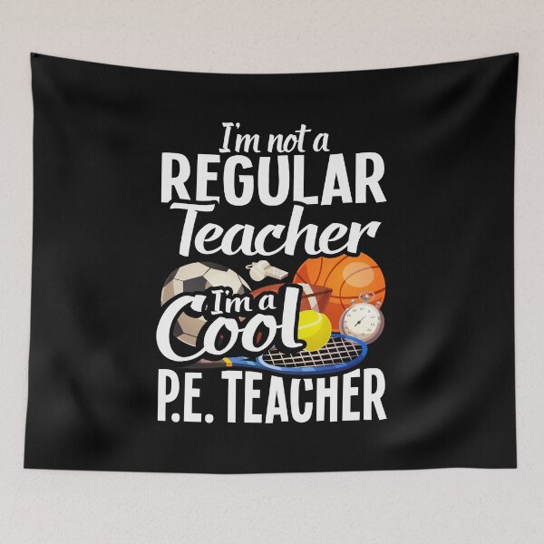 Item preview, I'm Not A Regular Teacher I'm A Cool P.E. Teacher, Mentor Coaches Gym Life Appreciation designed and sold by Merchking1.