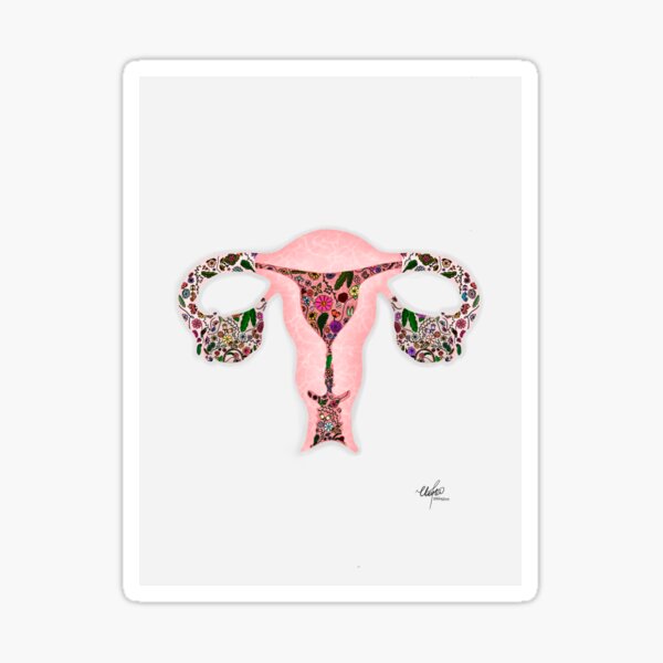 Woman's Rights Uterine Flower Stickers Fashion Fun - Temu