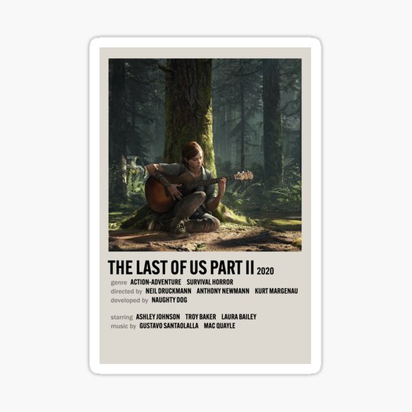 The last of us part II Polaroid Sticker