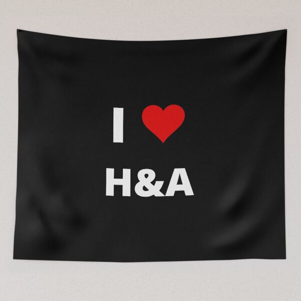 Item preview, I LOVE H&A, fan-made design, unofficial designed and sold by uniqueitems.