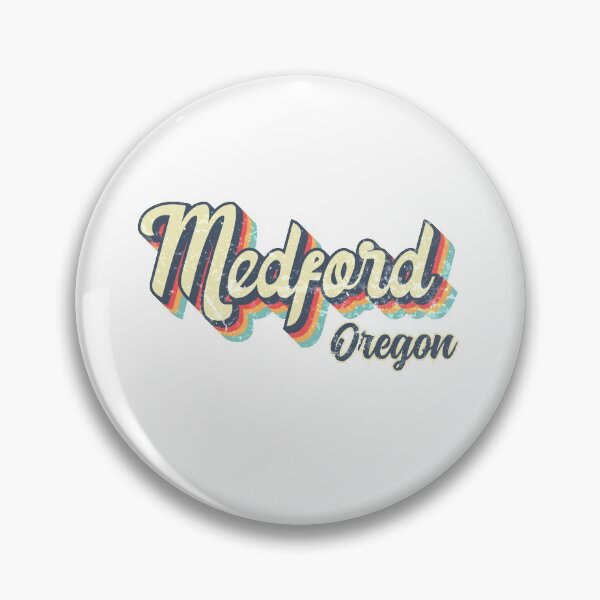 Item preview, Medford City Oregon Retro Vintage 70s rainbow designed and sold by Teelogic.