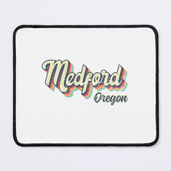 Item preview, Medford City Oregon Retro Vintage 70s rainbow designed and sold by Teelogic.