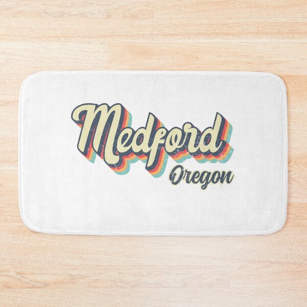 Item preview, Medford City Oregon Retro Vintage 70s rainbow designed and sold by Teelogic.