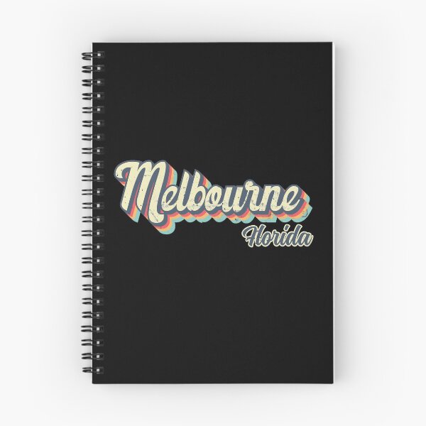 Item preview, Melbourne City Florida Retro Vintage 70s rainbow designed and sold by Teelogic.
