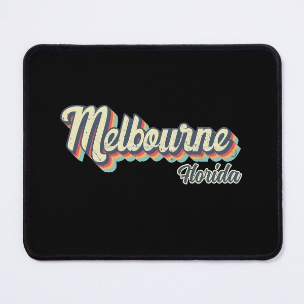 Item preview, Melbourne City Florida Retro Vintage 70s rainbow designed and sold by Teelogic.