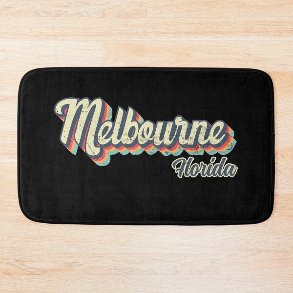 Item preview, Melbourne City Florida Retro Vintage 70s rainbow designed and sold by Teelogic.