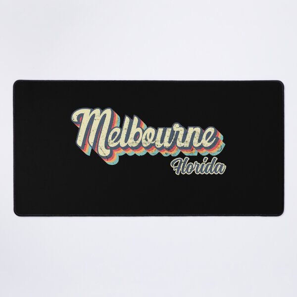 Item preview, Melbourne City Florida Retro Vintage 70s rainbow designed and sold by Teelogic.
