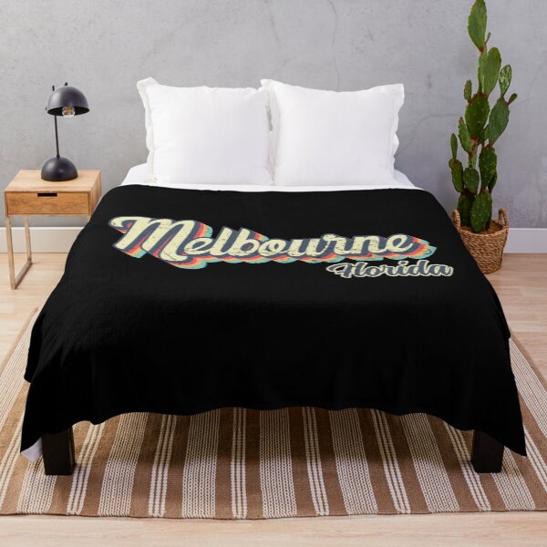 Item preview, Melbourne City Florida Retro Vintage 70s rainbow designed and sold by Teelogic.