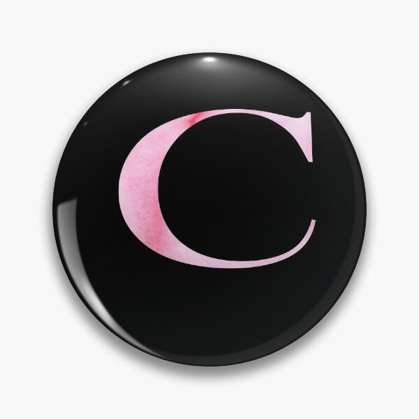 Item preview, Watercolor Monogram Pink Letter C designed and sold by NECHSTORE.